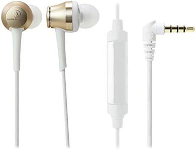 Audio-Technica ATH-CKRS70ISBK auricolari ad alta risoluzione con microfono e controllo, nero Gold