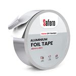 Aluminium Foil Tape, 48mm x 45 Meter Strong Adhesive Heat Resistance Waterproof Foil Aluminum Insulation Tape for Shielding Panels, Pipes, Ducts and other DIY Repair Protection and Support