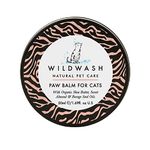 WildWash Cat Paw Balm - Super Conditioning Paw Treatment For Cracked, Dry and Rough Paws, Nails, Dry Noses, and Calloused Elbows - Natural, Sulphate and Paraben-Free for Sensitive Skin