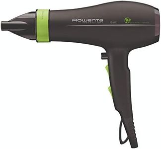 Rowenta CV6030 Haartrockner Eco Intelligence Instant Dry | Luftstrom-Booster (Wackeldüse) für breit gefächerten Luftstrom | 1500 W | 3 Temperaturen | 2 Geschwindigkeiten | Kaltstufe, Schwarz