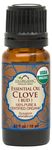 US Organic 100% Pure Clove Bud Essential Oil - USDA Certified Organic, Steam Distilled (10 ml)