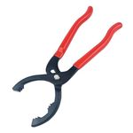 Oil Filter Wrench (L:12", Jaw Capacity: 60mm to 102mm), Automotive Oil Filter Removal Tool for Oil Change, Fuel Filter Wrench Plier (1 Set)