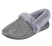 Skechers Women's Cozy Campfire-Team Toasty Slipper, Charcoal, Numeric_10