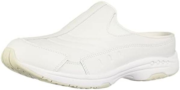 Easy Spirit Women s Tourguide Mule, White Leather, 7 US Wide