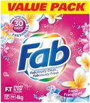 Fab Fresh Frangipani Laundry Powder Detergent 4Kg