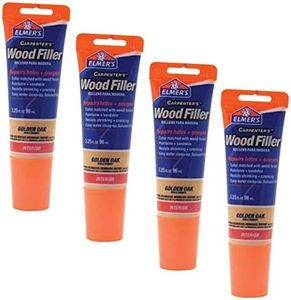 Elmer's E861 Carpenter's Wood Filler, 3.25-Ounce Tube, Golden Oak - 4 Pack