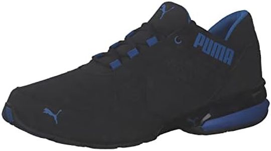 PUMA Men's ENZIN SL V2 Road Running Shoe, Black-Lapis Blue, 8 UK