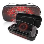 ZORBES® Carrying Case for PlayStation Portal Carry Cases with Handle Protective Hard Shell Fashion Spider Print Game Console Carrying Case Portable Storage Bag for PS Portal