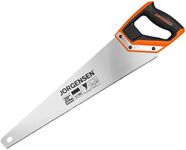 JORGENSEN 20 Inch Pro Hand Saw, 11 TPI Fine-Cut Ergonomic Non-Slip Aluminum Ultrasonic Welding Handle for Sawing, Trimming, Gardening, Woodworking, Drywall, Plastic Pipes