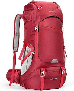 HOMIEE Zaino da Trekking 50L, Zaini da Escursionismo, Zainetto Leggero Zaino Viaggi di Campeggio Montagna con parapioggia, Zaino per Alpinismo Impermeabile, Daypack da Arrampicata