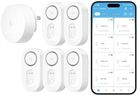 GoveeLife Upgraded Smart Water Leak Detector 1s with 1804 ft Ultra-Long Range, WiFi Water Sensor with SMS/Email/APP Push and Sound Alarm,5-Year Battery Life, 5 Pack, Suit for Home, Basement, Kitchen
