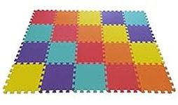 20 Pieces Foam Floor Mat Tiles, Foam Play Mats Baby, Interlocking Foam Floor Tiles Kids, Puzzle Floor Mats, Exercise Mats, Puzzle Play Mats, Gym Workout Mats – Multicolour