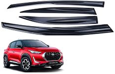 ROYALTECH Premium Non-Breakable Car Window Door Visor/Rain Guard/Wind Deflector Compatible for (Magnite)