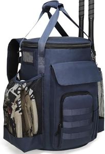 Baseball Bucket Bag Backpack, Softball Coaches Bag Fit 6 Gallon Bucket