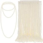 Inbagi 200 Pcs Ivory Pearl Bead Nec