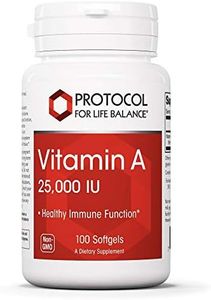 Protocol Vitamin A 25,000 IU - Eye, Retina, and Immune Health - 100 Softgels