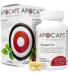 Functional Nutriments Apocaps CX Apoptogen Formula for Dogs - Supports Normal Levels of Apoptosis + Human Grade Ingredients Including Citrus Bioflavonoids, Silymarin, Curcumin and Turmeric