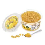 The Inspire Food Company Popping Boba Pearls for Bubble Tea - 450gm | Lemon | Bursting Pearls Bubble | Real Fruit Juice for Shakes, Dessert,Smoothie | 100% Vegan & Glutenfree, No Artificial Colors