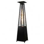 7 star DECOR Black Pyramid Outdoor Patio Heater, Commercial and Home Gas Flame Tower Heater for Domestic and Commercial Use