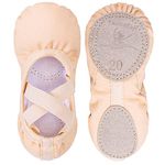 Tancefair Ballet Shoes for Girls Dance Shoes Canvas Ballet Flats Split Leather Sole Gymnastics Yoga Shoes for Toddlers Girls Women