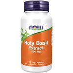 Now Foods, Holy Basil Extract, 500mg, 90 Vegan Capsules, Lab-Tested, Soy Free, Gluten Free, Vegetarian