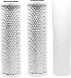 Denali Pure Universal 10 inch Carbon Block, Sediment Filter - Compatible with APEC ROES-50, APEC RO-90, Watts WP5-50, APEC ROES-PH75, Watts WP-5, APEC RO-PERM, Watts RO-TFM-5SV, PureValue 5EZ50