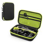 Yinke Case for Braun Series 3/5/7 All in one Trimmer MGK3335 MGK3221 MGK3245 BT3221 BT5260 BT3240 BT5265 BT7240 Beard Trimmer and Hair Clipper, Travel Hard Case Carrying Protective Storage Bag (Green)