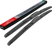 CHEINAUTO 22" + 21" Wiper Blades,Premium All-Seasons Durable Stable And Quiet OEM Quality J&U hook Front Windshield Wipers (2 Pack)