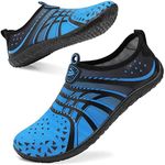 Spesoul Womens and Mens Water Shoes Breathable Quick Dry Swim Shoes Barefoot Aqua Socks Beach Shoes for Pool River Yoga Outdoor Water Sports 11-12 Women/9-10 Men