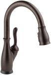 Delta Leland Touchless Kitchen Faucet with Touch Technology, Oil Rubbed Bronze Kitchen Sink Faucet with Pull Down Sprayer, Single Hole, Venetian Bronze 9178TL-RB-DST