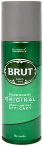 Brut - Deodorante spray per il corpo originale, confezione da 6 da 200 ml