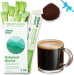 Alpine Start Premium Instant Coffee, Medium Roast Original Blend Arabica Coffee, Dairy, Soy & Gluten Free, 8 count, 0.74 oz (Pack of 1)