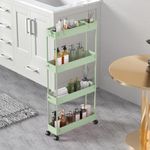 SPACELEAD Slim Storage Cart 4 Tier,