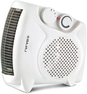 Bajaj Majesty RX10 Room Heater For Home | 2 Heat Settings 1000W/2000 Watts | Triple Safety Assurance | Adjustable Thermostat | Two Way Installation | Heat Convector Room Heater | 2-Yr Warranty 【White】