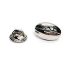 Rugby Ball Pewter Lapel Pin Badge