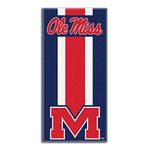 Northwest NCAA Mississippi Old Miss Rebels Unisex-Adult Beach Towel, 30" x 60", Zone Read