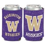 Washington Huskies TEAM HEATHERED Can Cooler 12 oz.