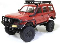 ARRIS 1/16 Scale RC Crawler, WPL C54-1 RTR RC Truck 4x4 Off Road RC Rock Crawler with Upgraded Chassis, 260 Motor New Gearbox and Batteries for Adults Hobby Toy (Red)