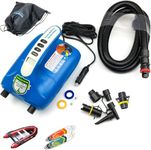 Seamax SUP20D 20PSI Electric Air Pump for Inflatable SUP & Boat, PRO Version with Built-in Temperature Sensor and Voltage Gauge Real Time Monitoring, Smart Features & Double Life Time