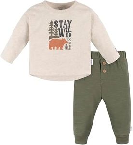 Gerber Baby Boys' Jogger Set, Wild, 18 Months