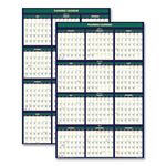 House of Doolittle 2023-2024 Laminated 4 Seasons Wall Calendar, Reversible, 24 x 37 Inches, July - June and January - December (HOD391-24)