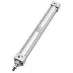 Baomain Pneumatic Air Cylinder SC 32 x 450 PT 1/8, Bore: 1 1/4 inch, Stroke: 18 inch, Screwed Piston Rod Dual Action 1 Mpa