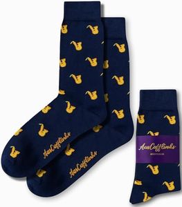 Saxophone Player Sax Musician Sock for Her | Prezzie for Men | Music Band Orchestra Socks | Present for Work Colleague | Bday for Guys (Saxophone)