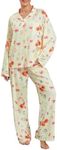 Women 2 Piece Floral Pajamas Lounge