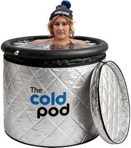 Ice Bath Tub for Athletes with Cover: 85 Gallons Cold Plunge Tub for Recovery, Multiple Layered Portable Ice Bath Plunge Pool by The Cold Pod