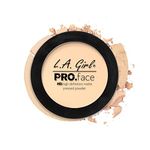L.A GIRL Hd Pro Face Pressed Powder Fair 8 Hr Long Stay, Smooth Intense Color, Long Wearing Oil Control, Blendable 7G, Natural, Beige