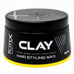 Totex Hair Men Styling Hair Clay Wax - Strong Hold Texture Natural Messy Look Finish - Hair Defining Paste Coconut Scent 150 ml