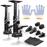 BuildCore Cabinet Jacks for Installing Cabinets, 2-Pack Labor Saving Cabinet Jack Heavy Duty Arm Jack with 359 LB Support and Adjustable 23.4" Lift, Hand Lifting Tool for Drywall Cabinet Installation