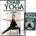 CHAIR YOGA FOR SENIORS DVD + Poster + Bonus Yoga DVD. Strength- Energize- Healing- Relieve Stress. Chair yoga DVD for beginners. Yoga chair exercises for seniors DVD. Yoga videos for beginners DVD.