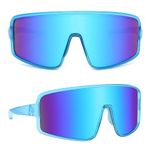 Karsaer Polarized Sports Sunglasses Cycling Glasses Baseball Sunglasses for Youth Kids Teens B5108